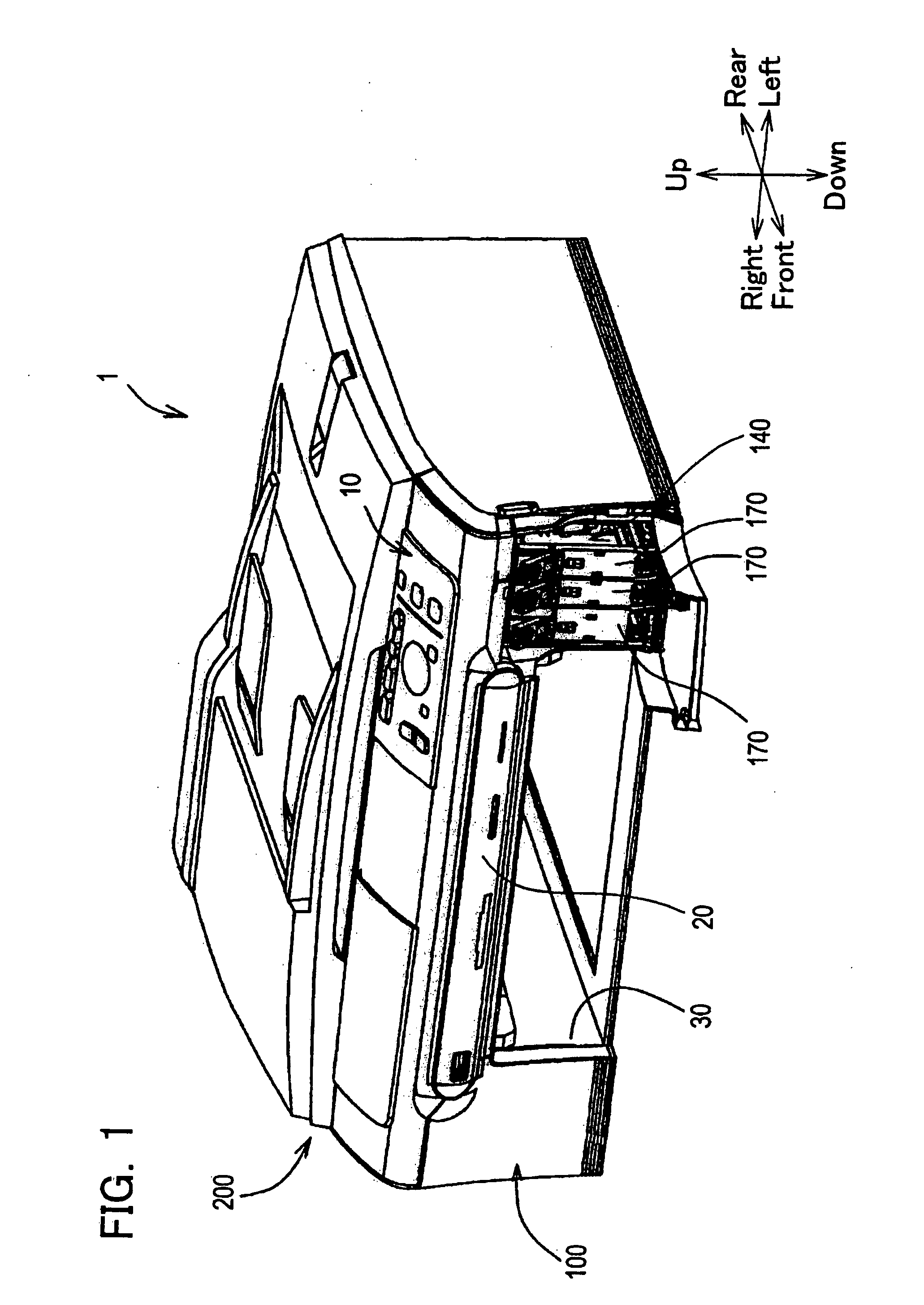 Droplet discharging device and ink jet printer