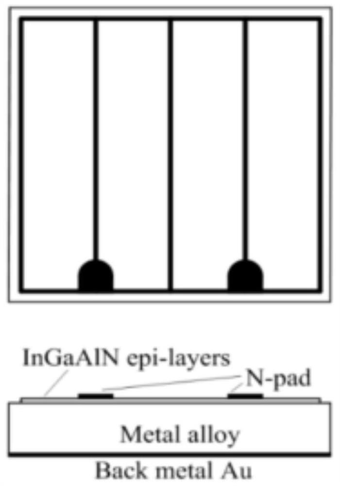 Integrated unit diode chip capable of uniformly emitting light