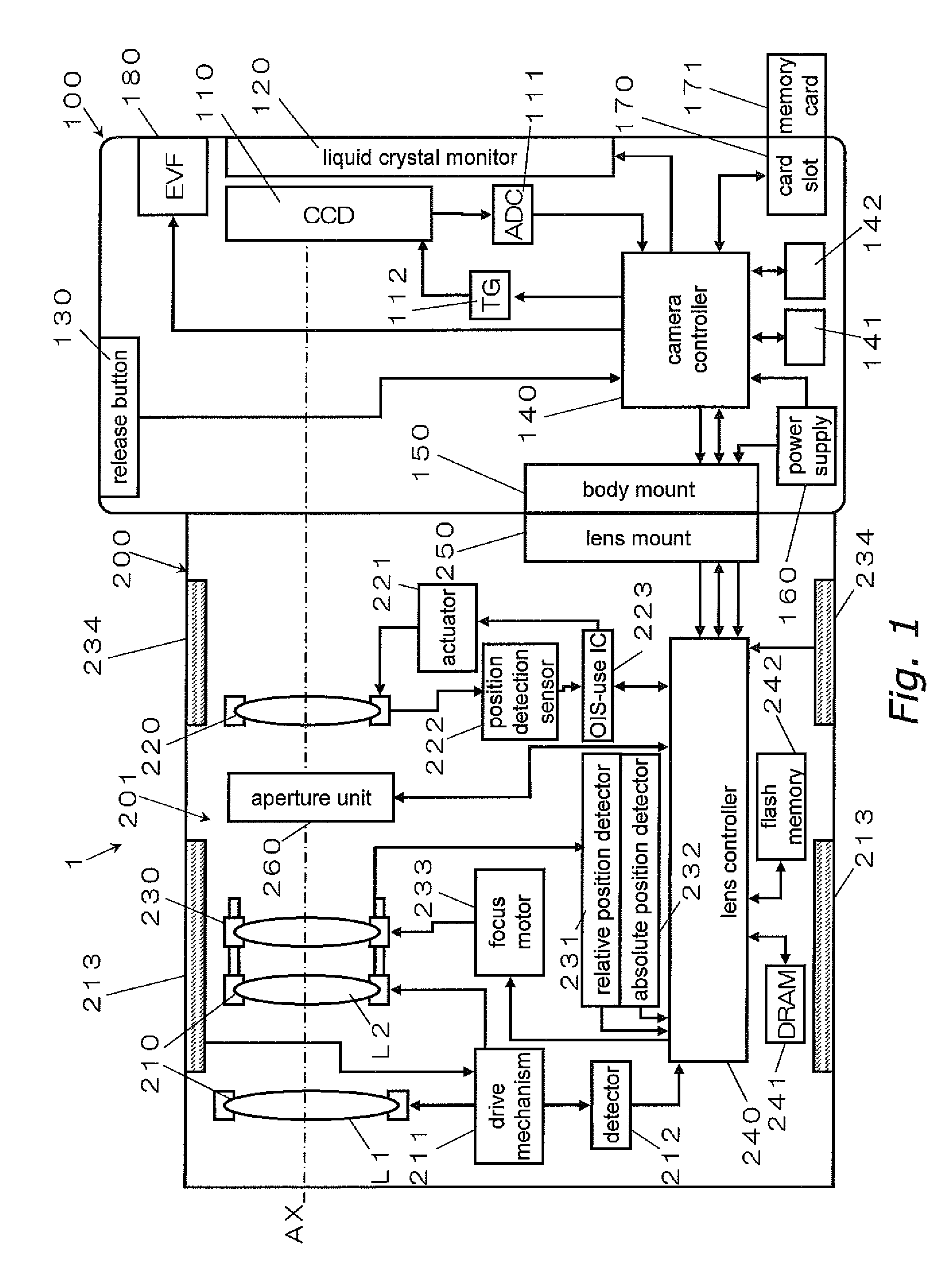 Imaging device and camera body