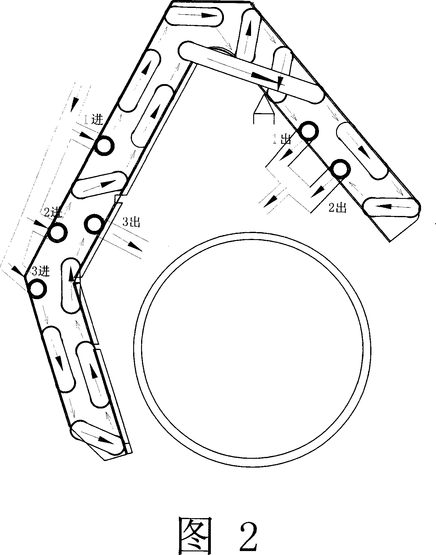 High-efficiency air-conditioner heat exchanger