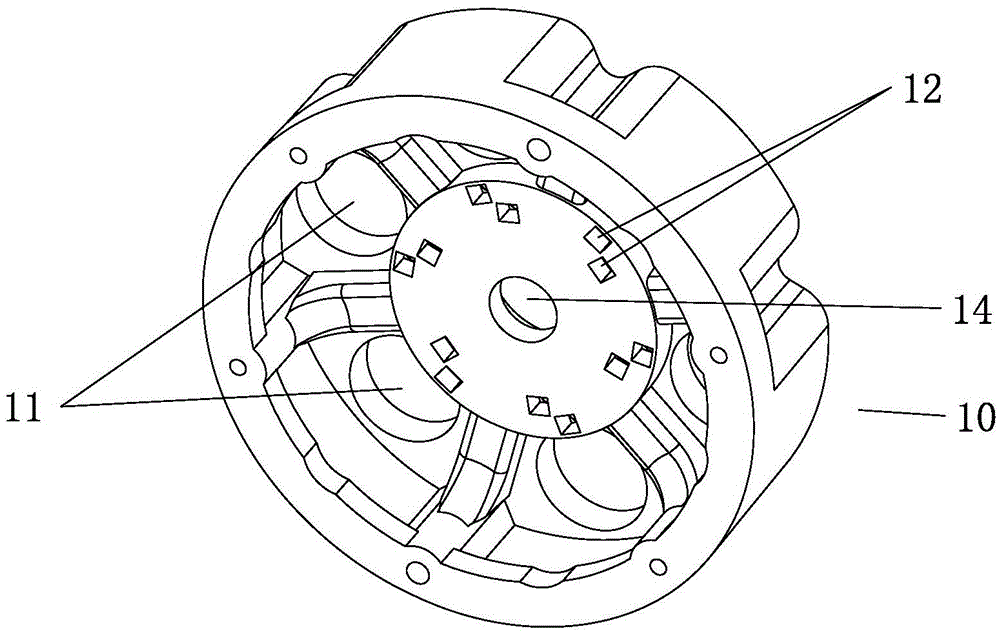 Multi-cylinder circumferentially arranged pulsator direct shaft power plant