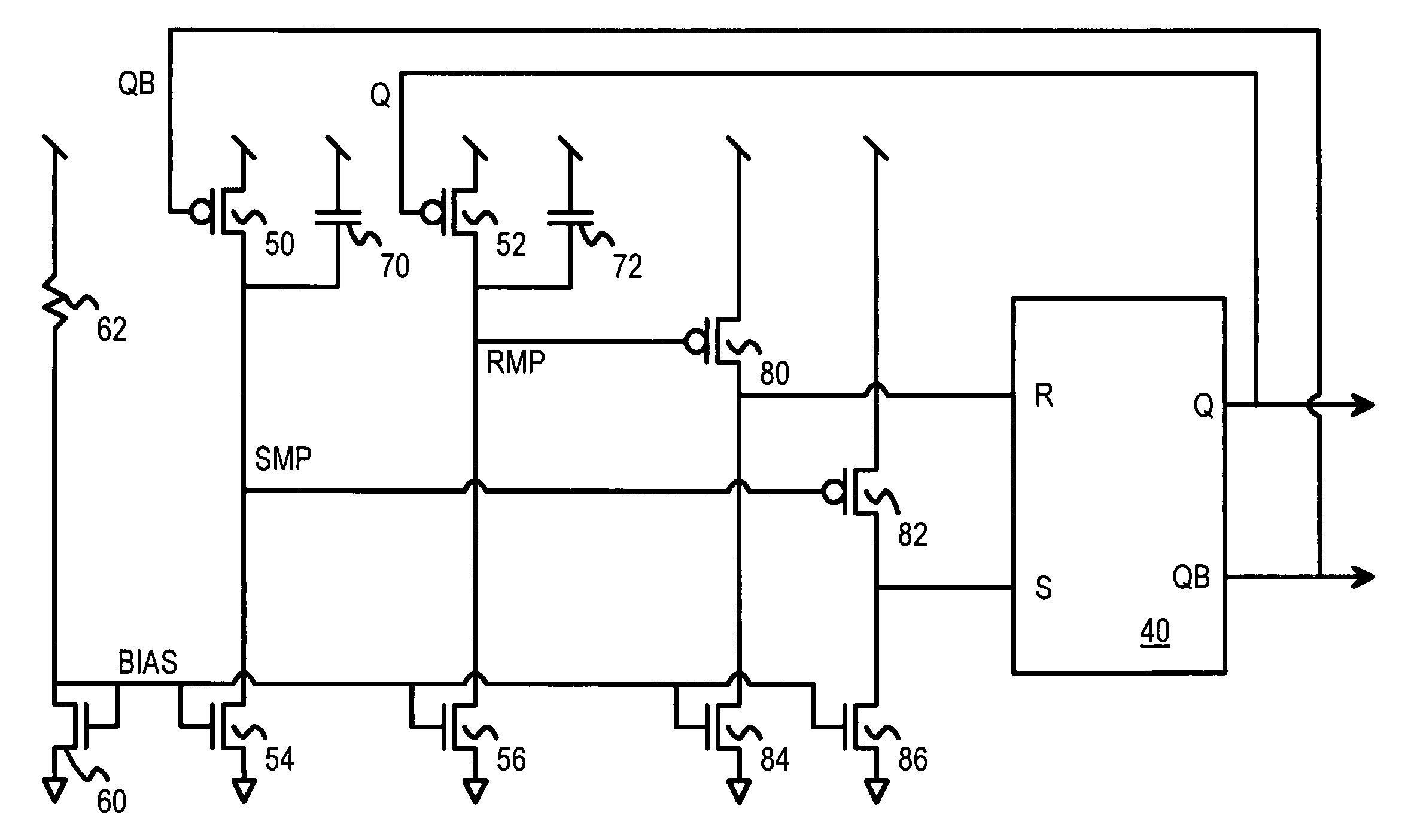 Low-Voltage Oscillator with Capacitor-Ratio Selectable Duty Cycle and Single-Input Sub-Threshold-Conducting Comparators to S-R Latch