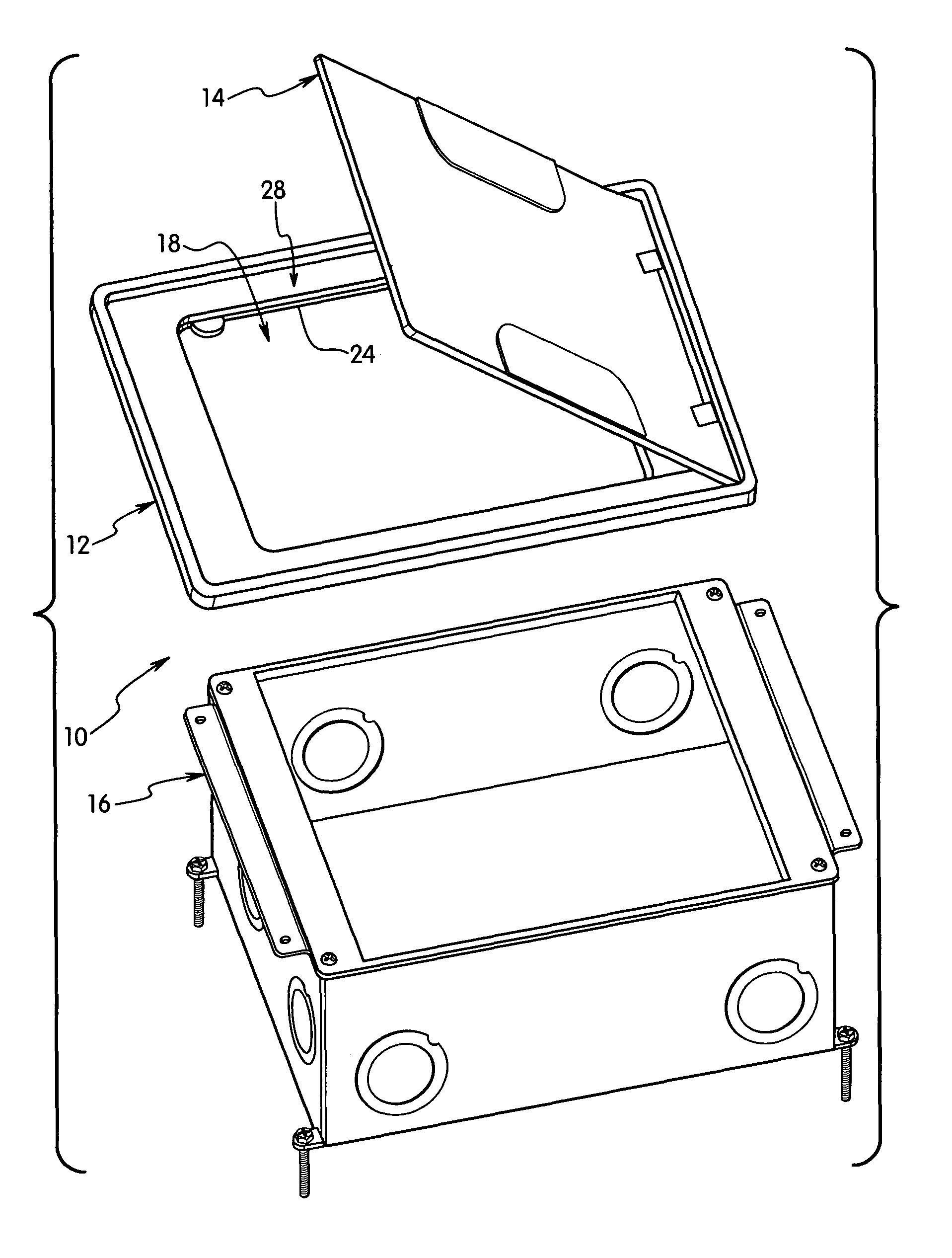 Floor box cover assembly