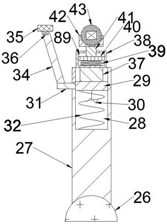 Self-adaptive pipeline cleaning device with pipeline dredging function