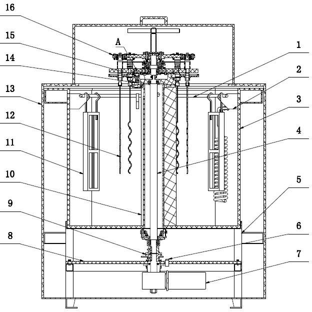 Rotary electroplating device
