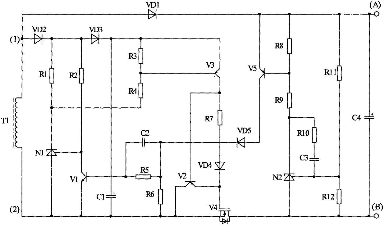 Secondary voltage regulator circuit