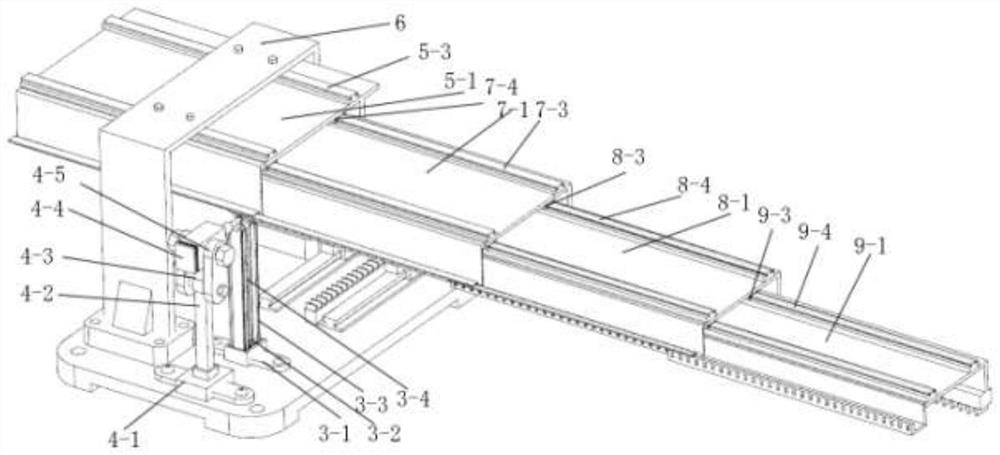 Reciprocating type mechanical folding door