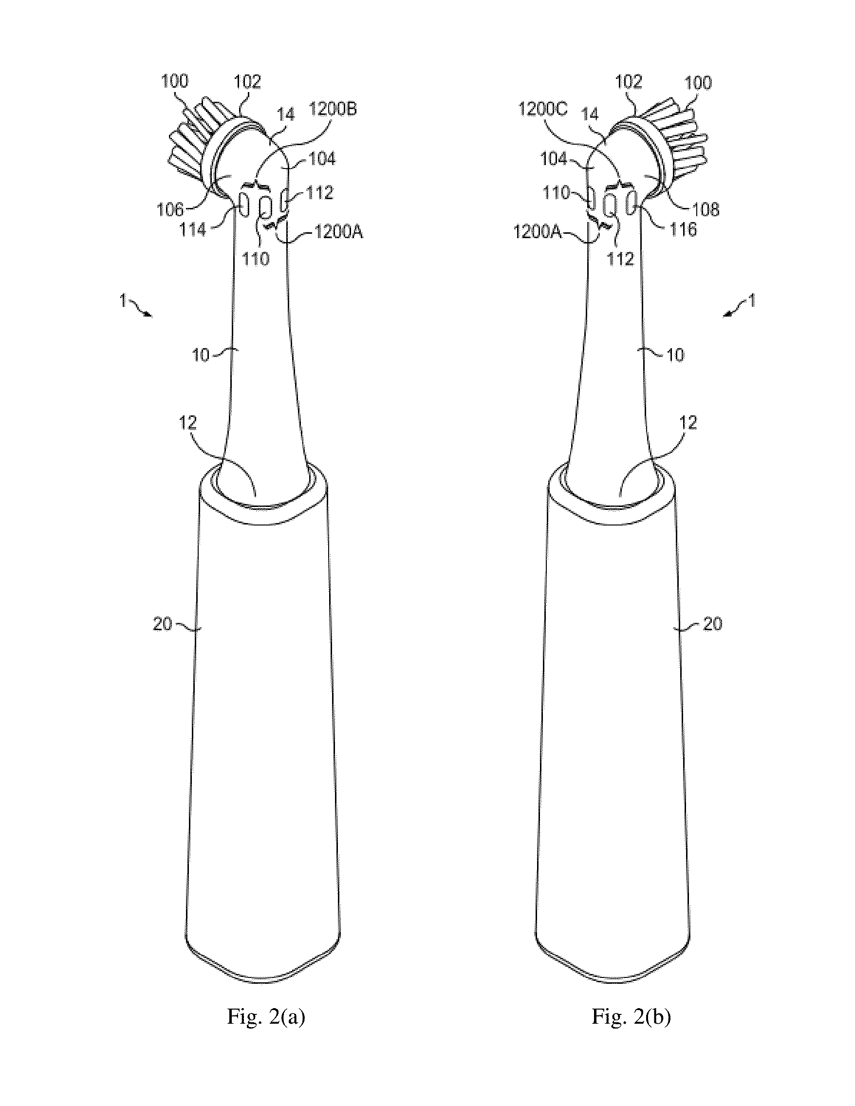 Position detection of an oral care implement