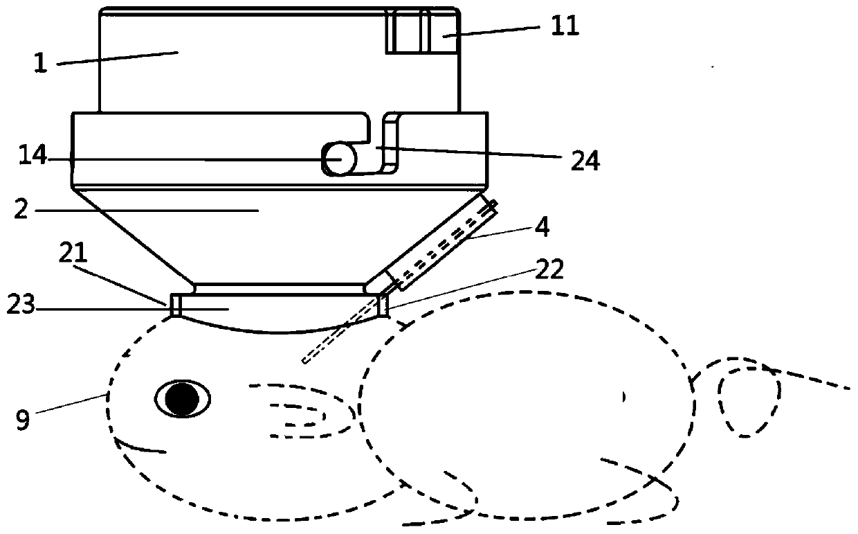 A head-mounted ultrasonic conduction device