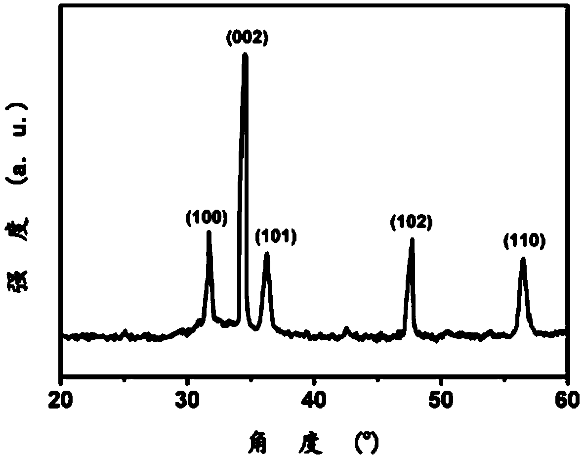 An ultraviolet photoelectric detector based on a ZnO nano-grid and a preparation method thereof