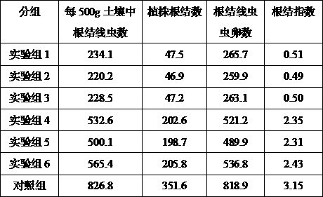 Bio-organic fertilizer with function of controlling root-knot nematode disease and preparation method thereof