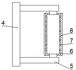 Manual wallpaper pasting device for architectural engineering decoration