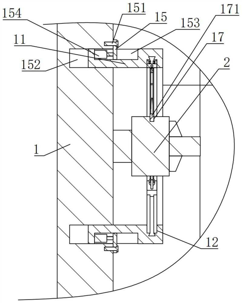 Rotating shaft brake device for numerically-controlled machine tool