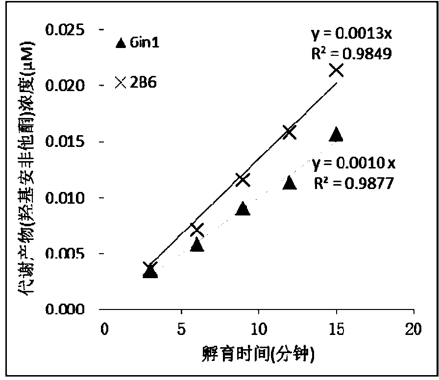 Specific probe substrate composition of cytochrome P450 enzyme and application of specific probe substrate composition