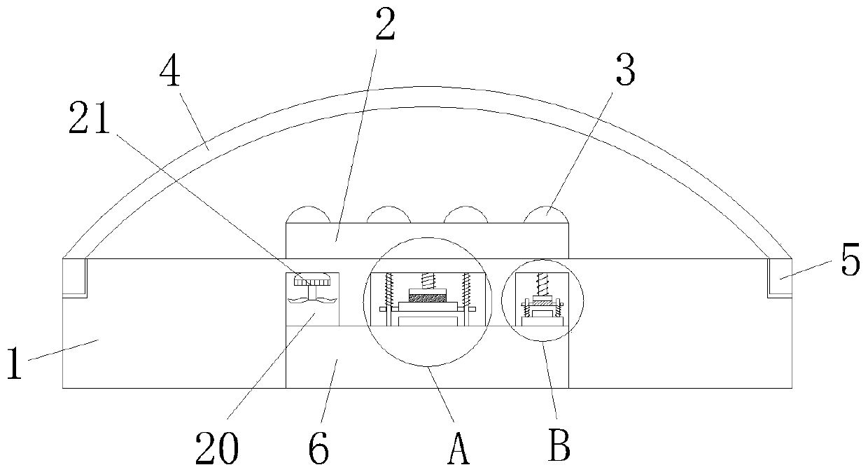 Self-locking protection device for LED power supply