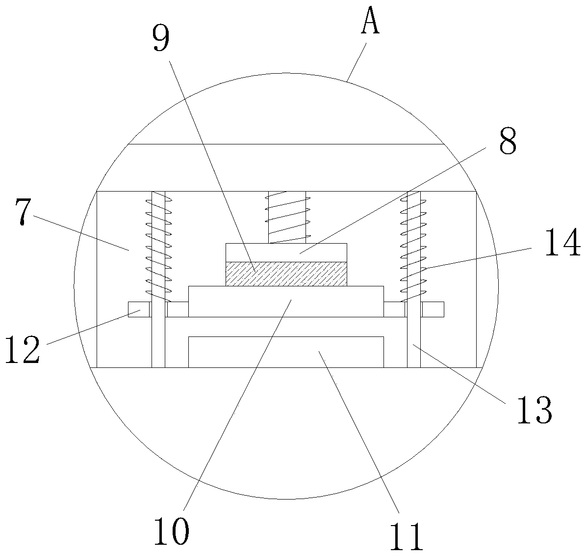 Self-locking protection device for LED power supply