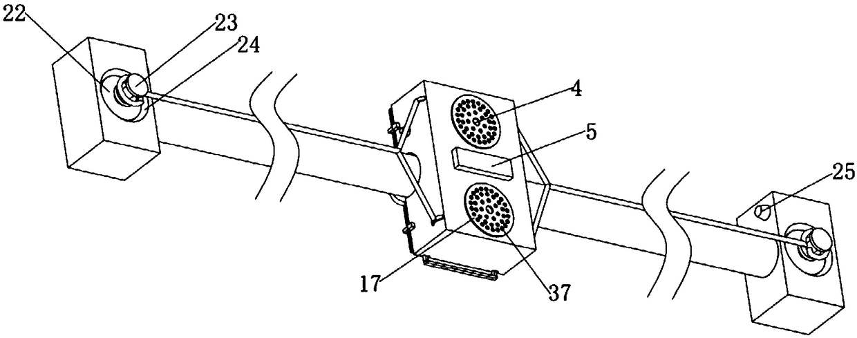 Intelligent monitoring and early-warning device for distance from optical cable to ground based on Internet of things technology