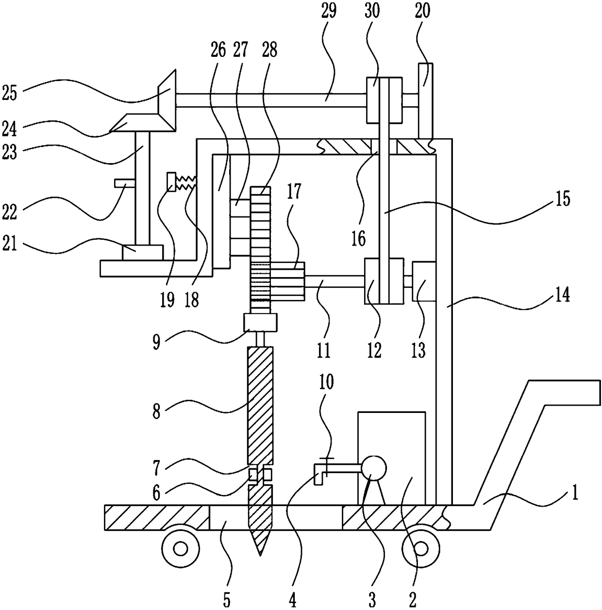 A resource technology coal resource survey device