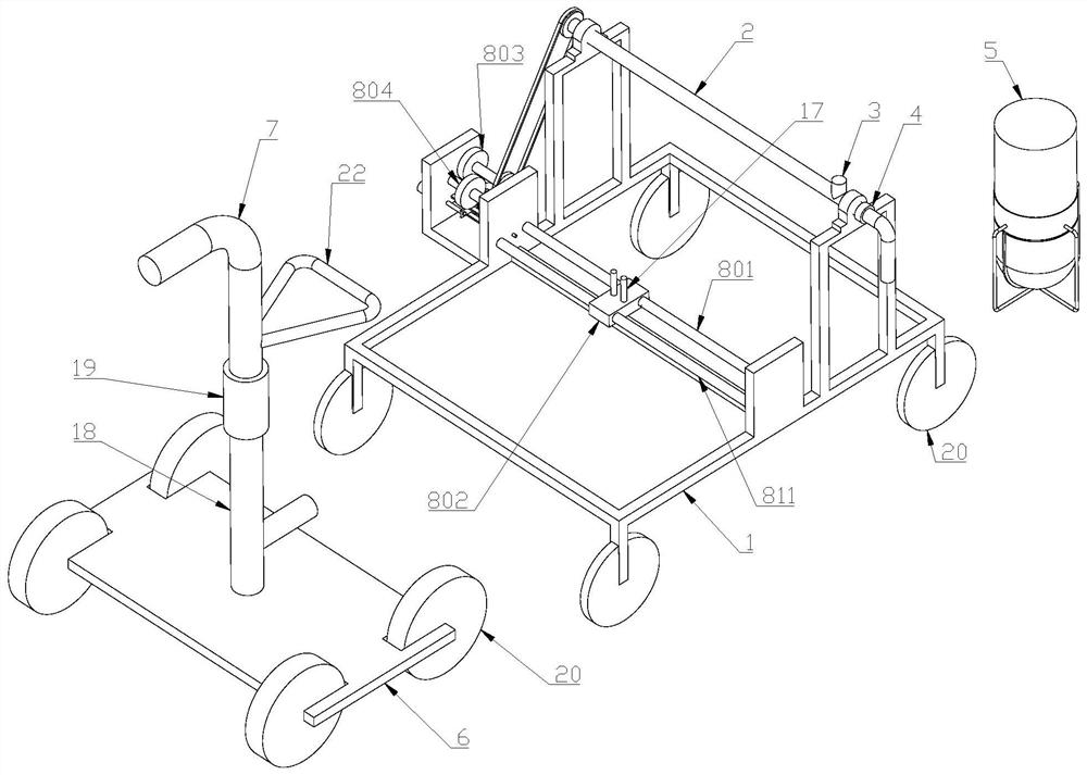 Agricultural water-saving irrigation device