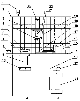 Semi-automatic deburring device