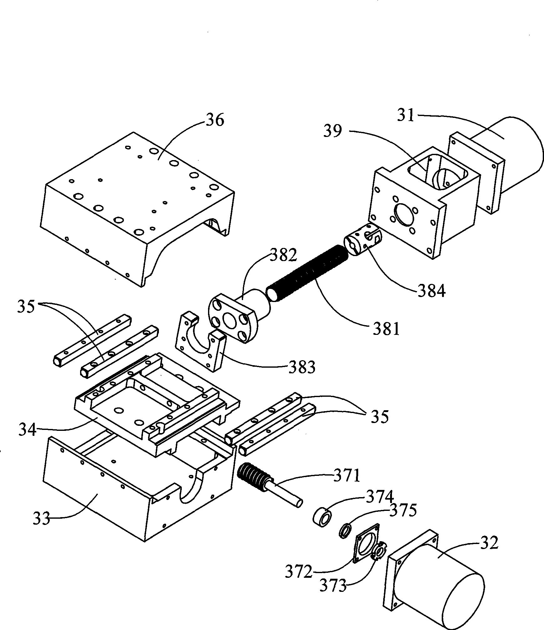 Spun gold ball welding machine, and device and method for adjusting welding spot position thereof