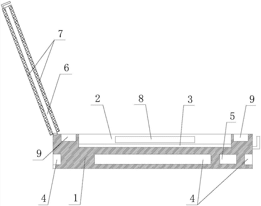 Outdoor energy-saving board game structure