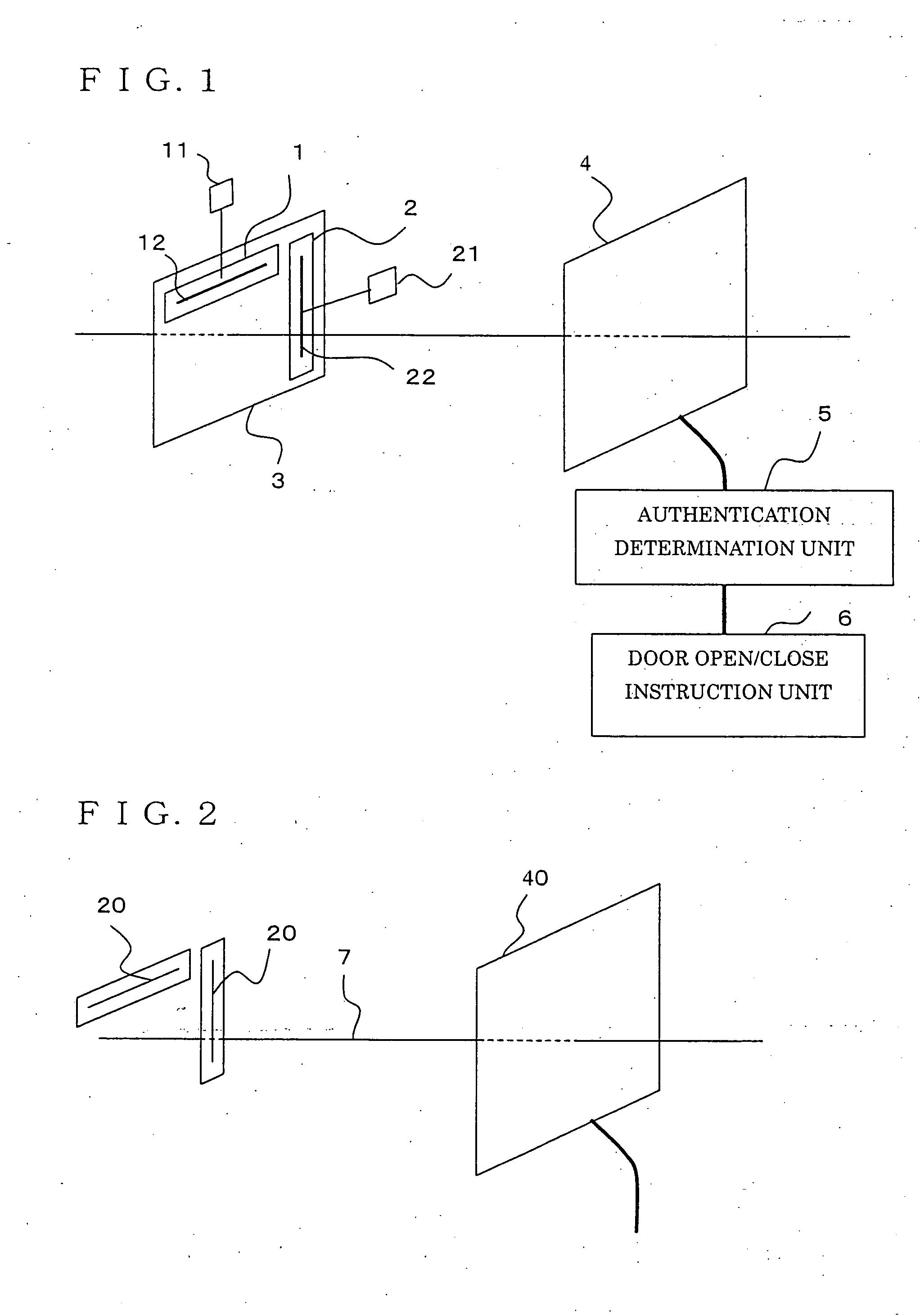 User authentication system and room entry/exit management system