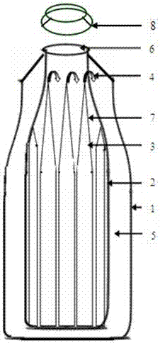 Portable liquid immediate heating container and application thereof