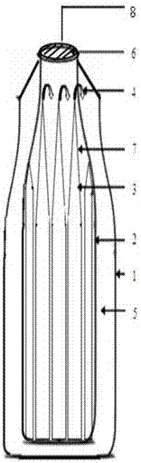 Portable liquid immediate heating container and application thereof