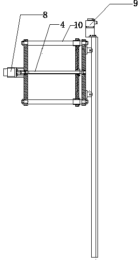 Guide rail automatic stacking machine