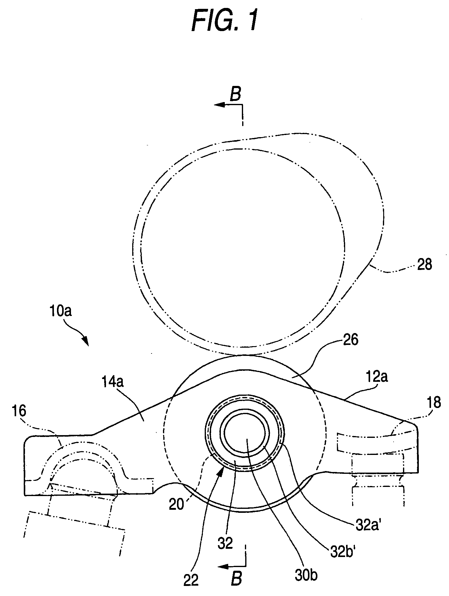 Bearing device and supporting shaft for bearing device