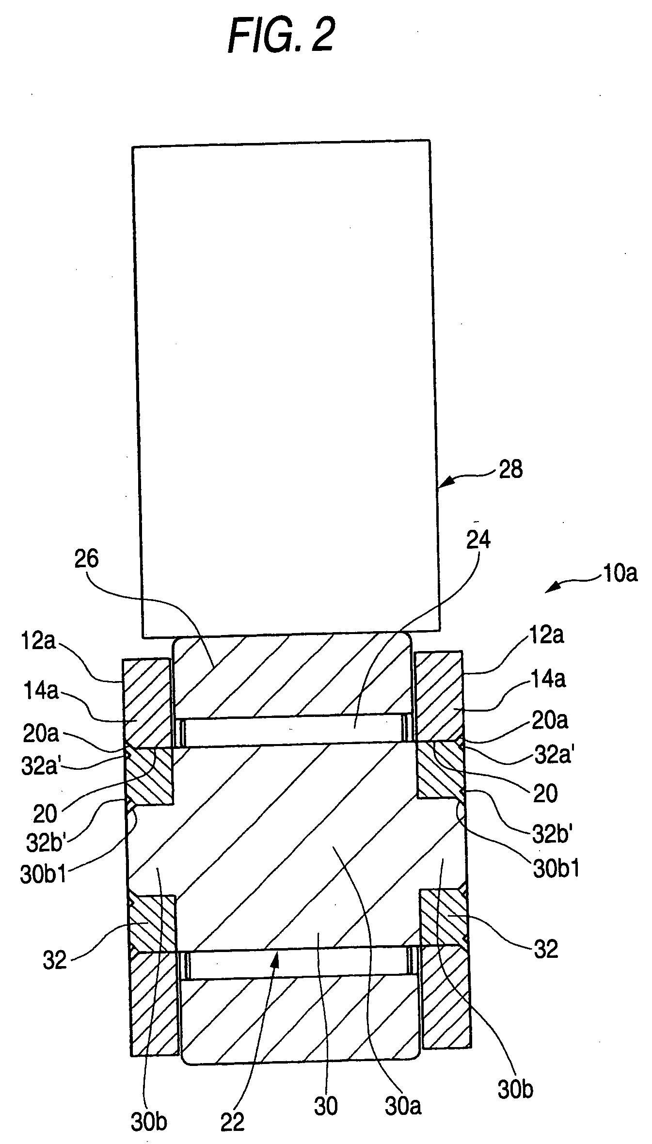 Bearing device and supporting shaft for bearing device