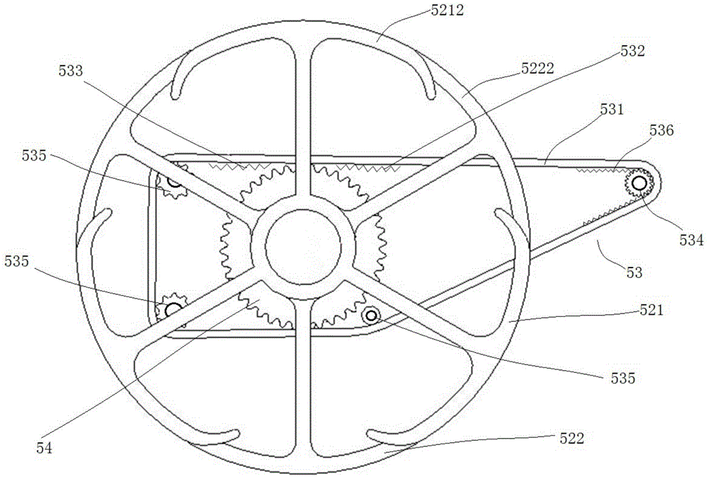 variable wheel stair climbing wheelchair