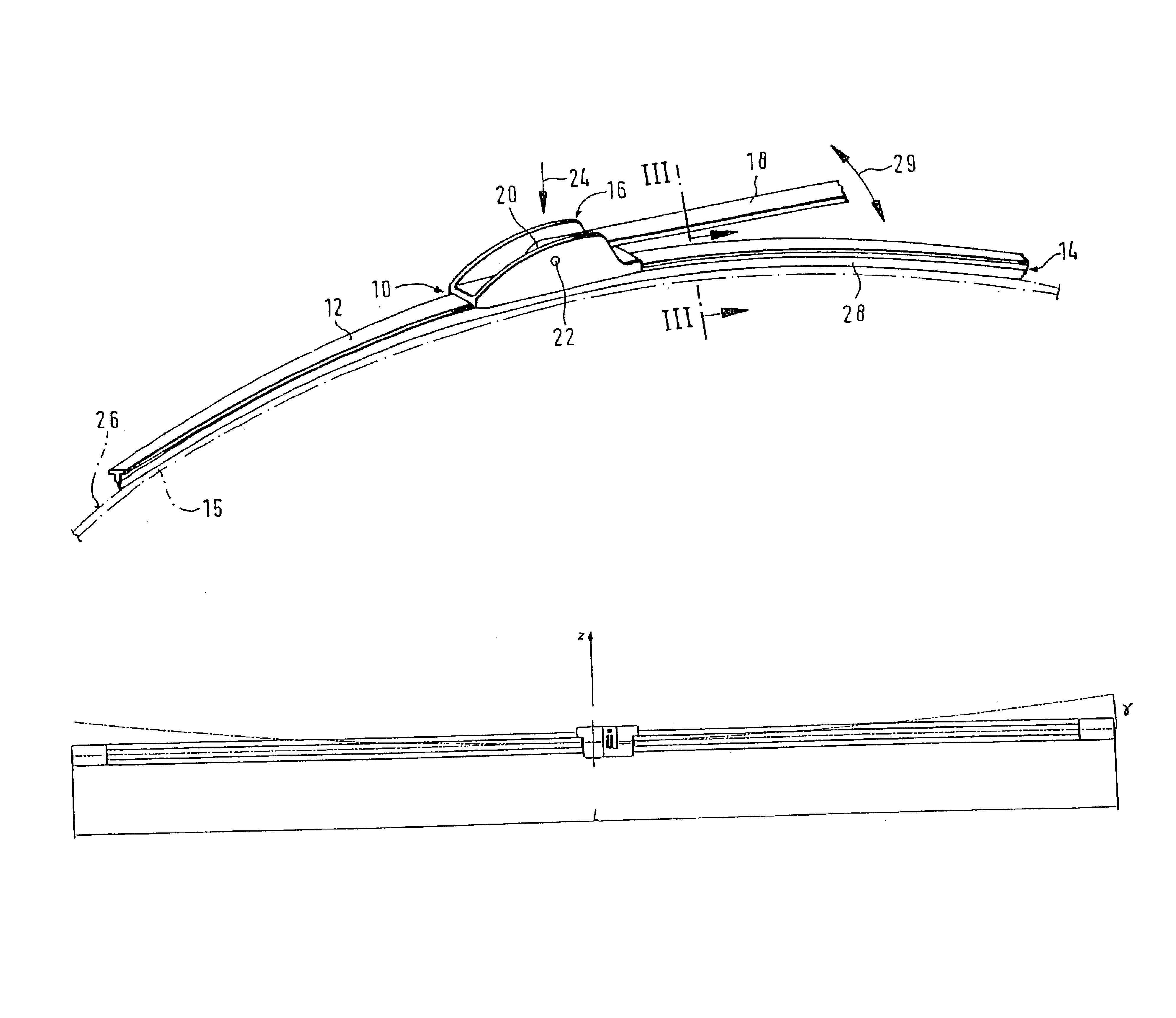 Wiper blade for windshields, especially automobile windshields, and method for the production thereof