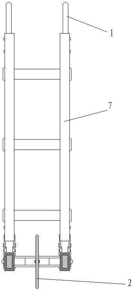 A multi-purpose safety tool and appliance right-angle hanging ladder