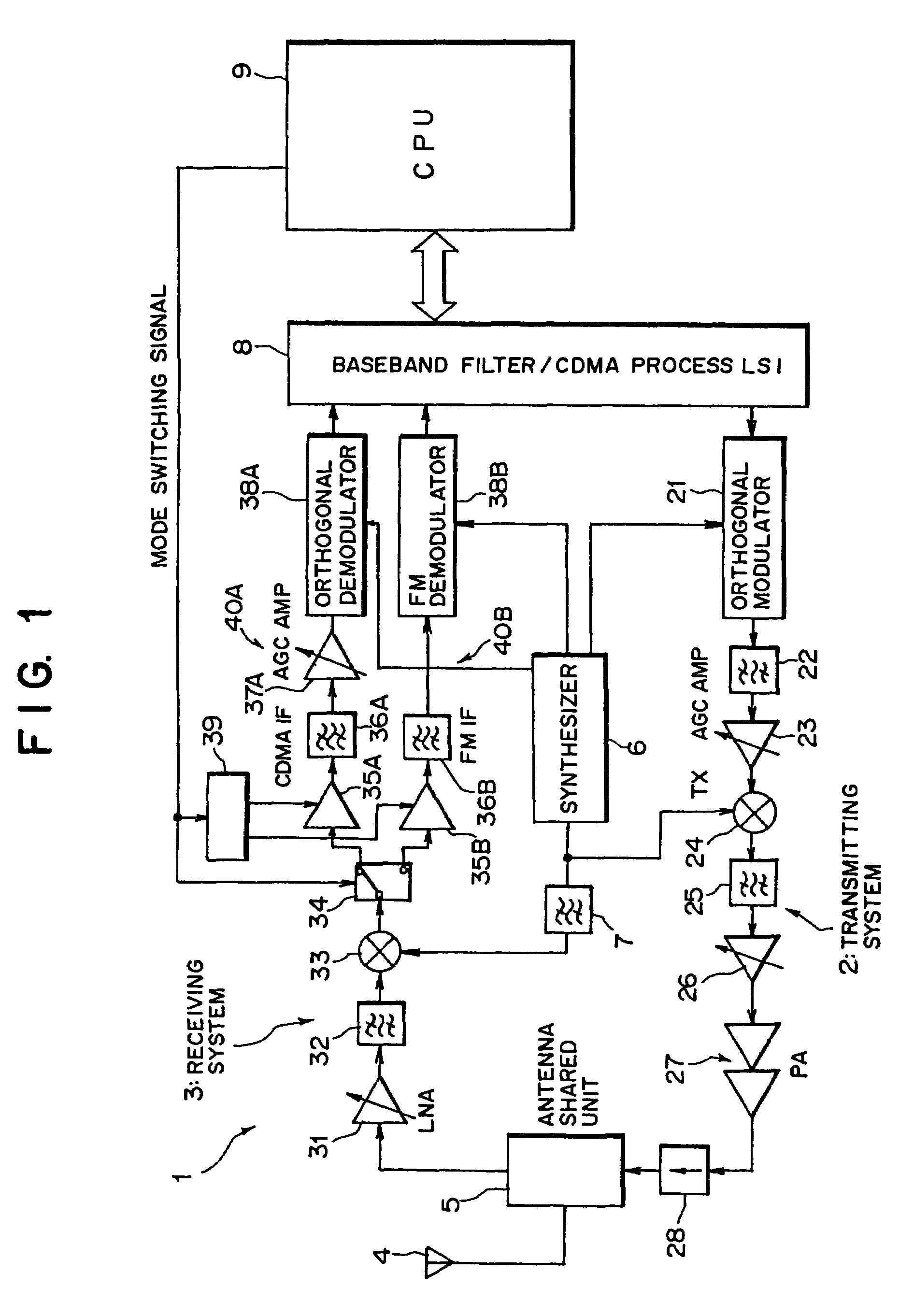Radio receiver and signal amplifying method in radio receiver