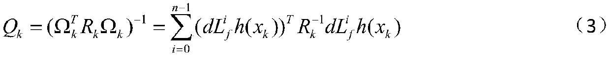 An improved nonlinear observability adaptive filtering method applied to pure azimuth tracking