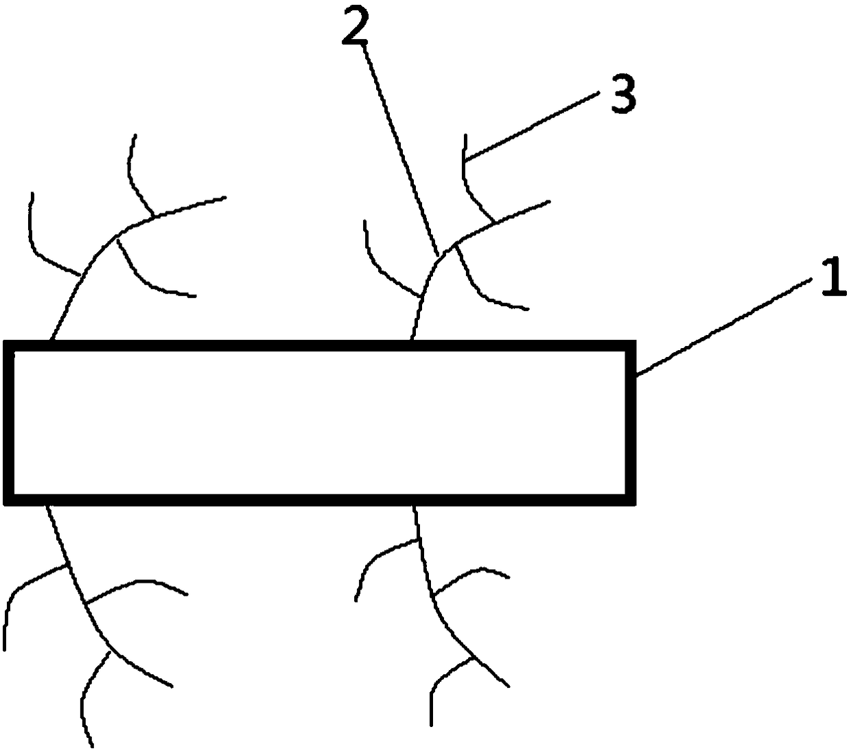 Outer curve finned tube