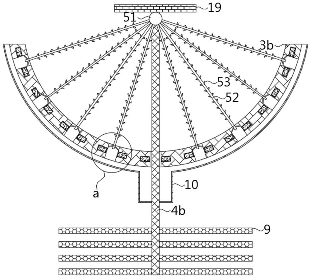 A device for recycling water resources in arid areas