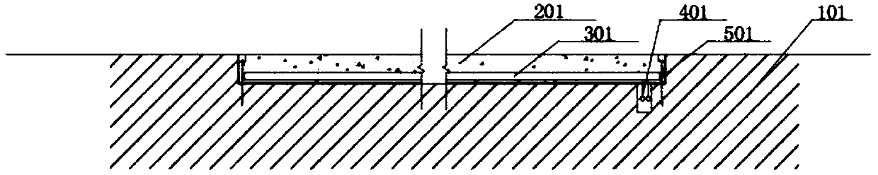 Light guide substrate, ground construction method and traffic marking