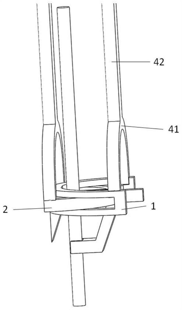 Integrated clamp with functions of shearing and bending kirschner wire