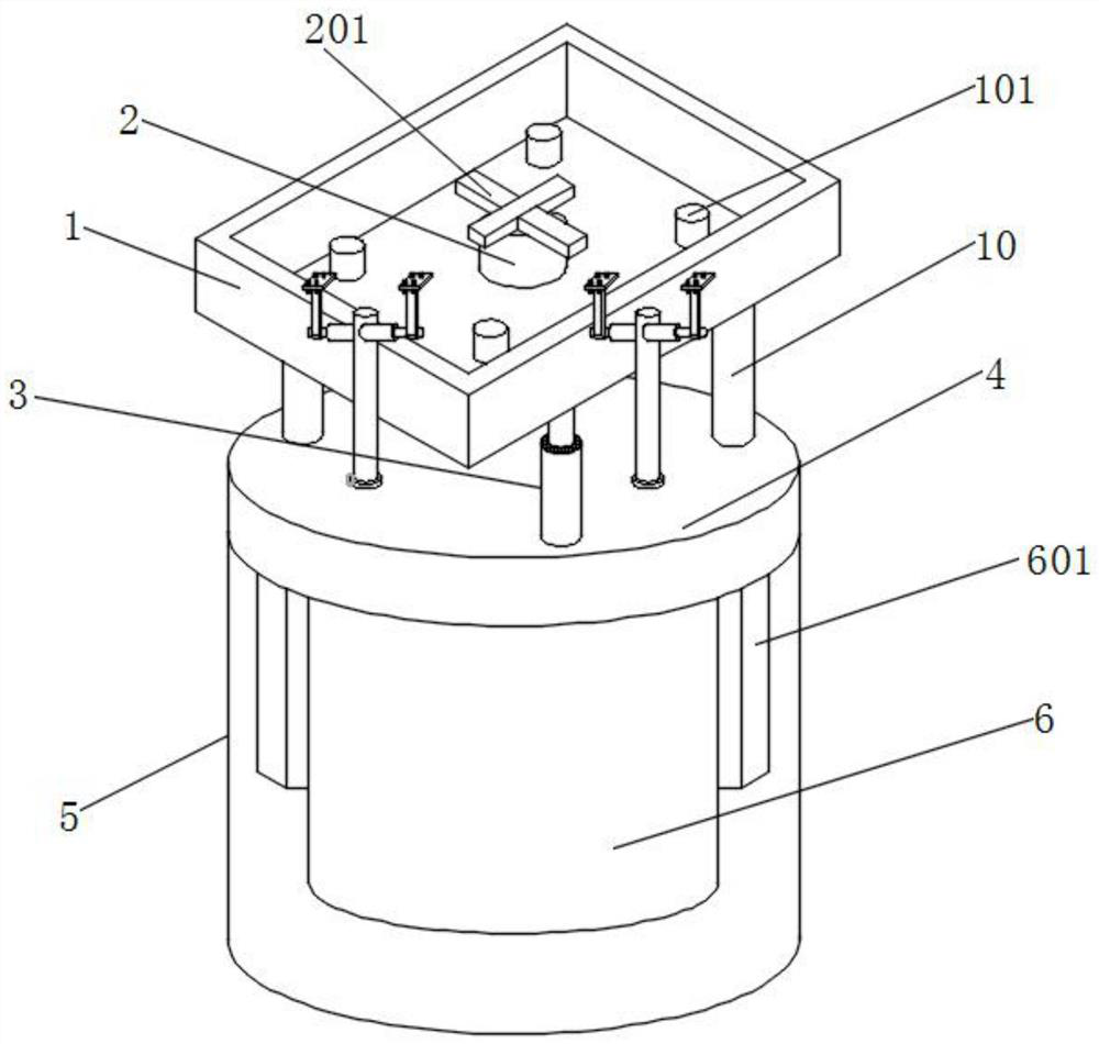 A monitoring system installation device and installation method with short time consumption