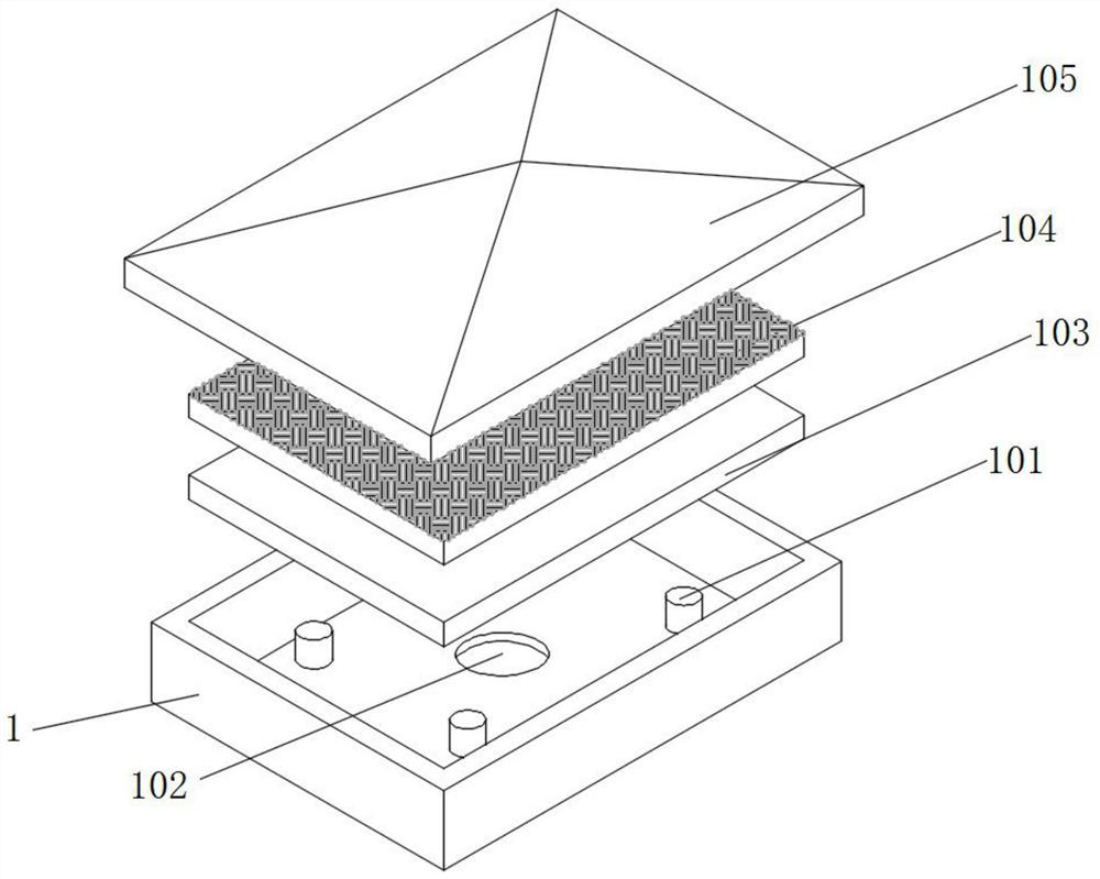 A monitoring system installation device and installation method with short time consumption