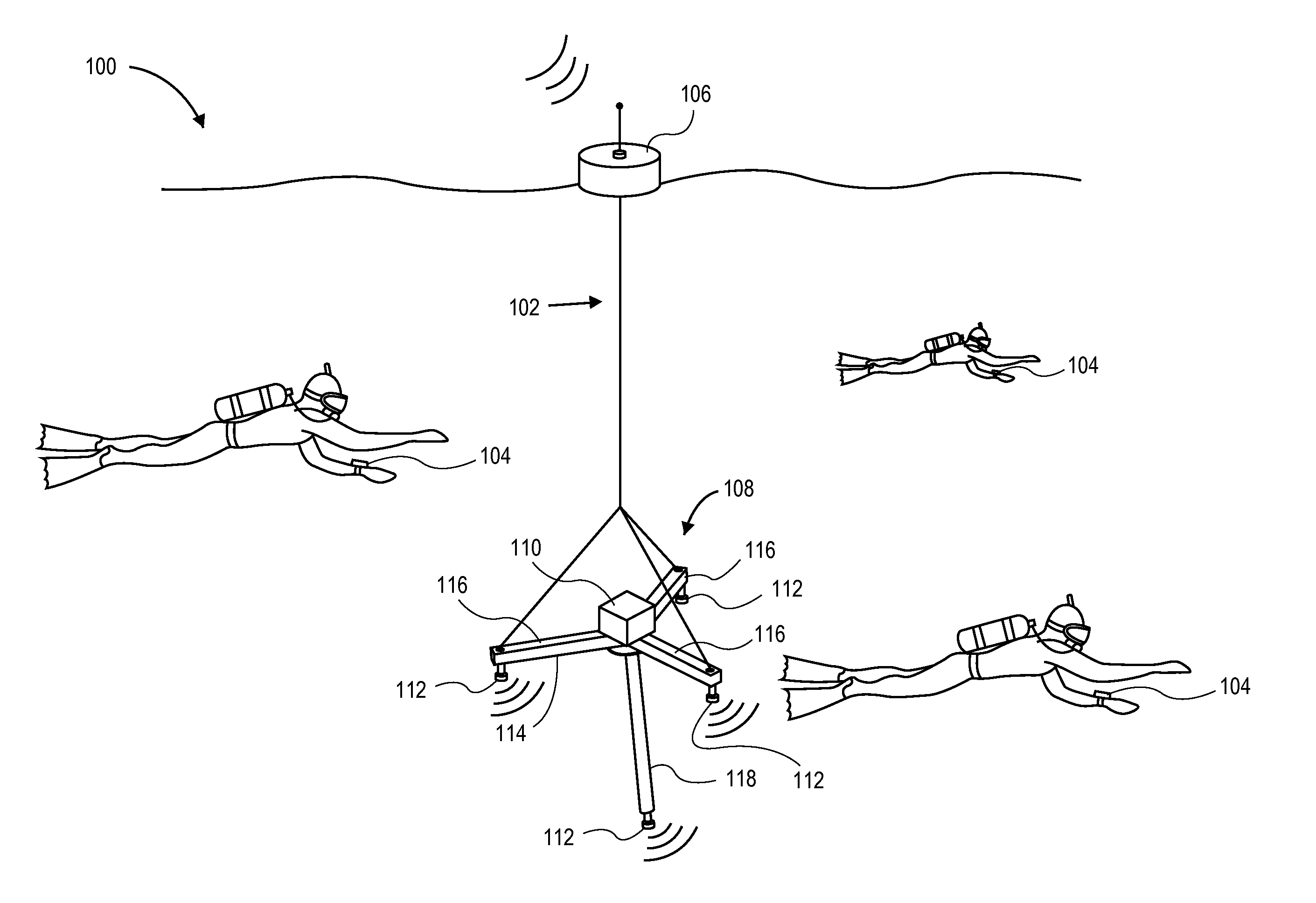 Underwater acoustic navigation systems and methods