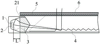 A side-emitting LED module and LED lamp