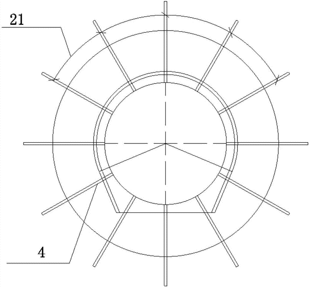 Guiding and positioning device of pre-embedded grouting drilling on needle girder trolley