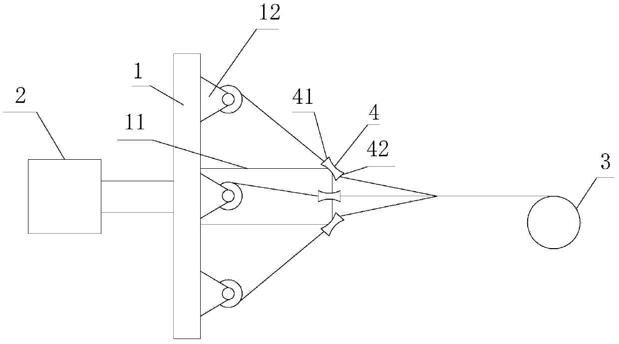 Rapid twisting device of cable wire