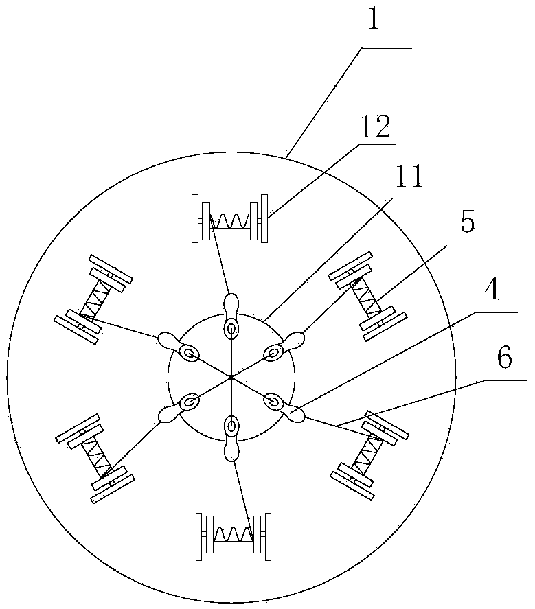 Rapid twisting device of cable wire