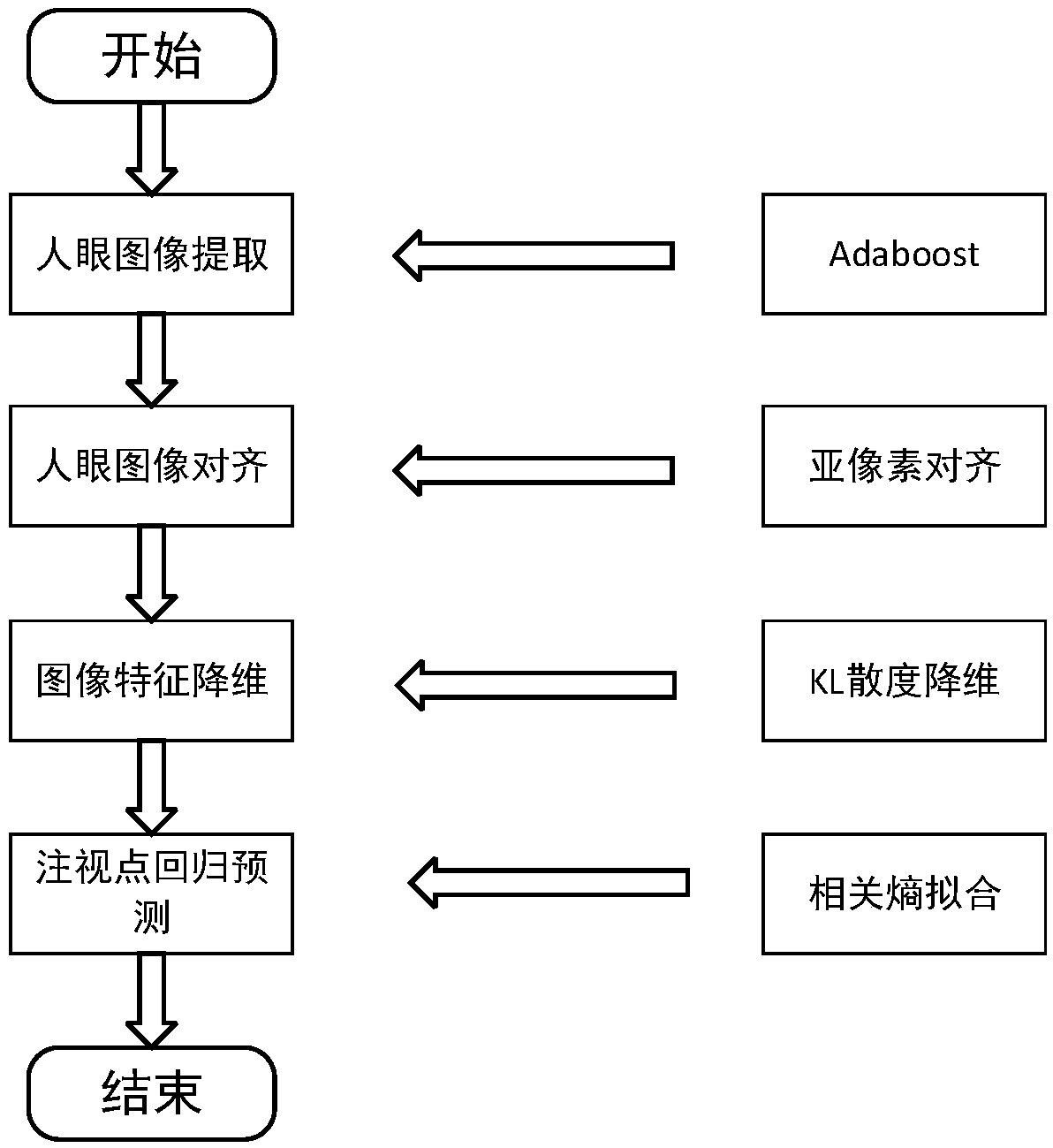 A Fixation Estimation Method Based on Correlation Entropy