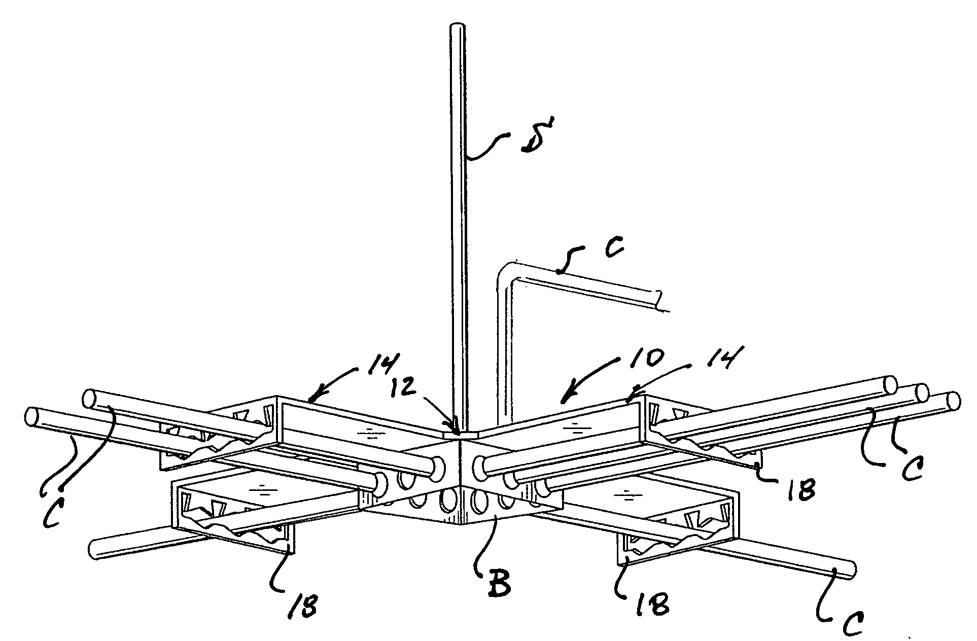 Support bracket for electrical box